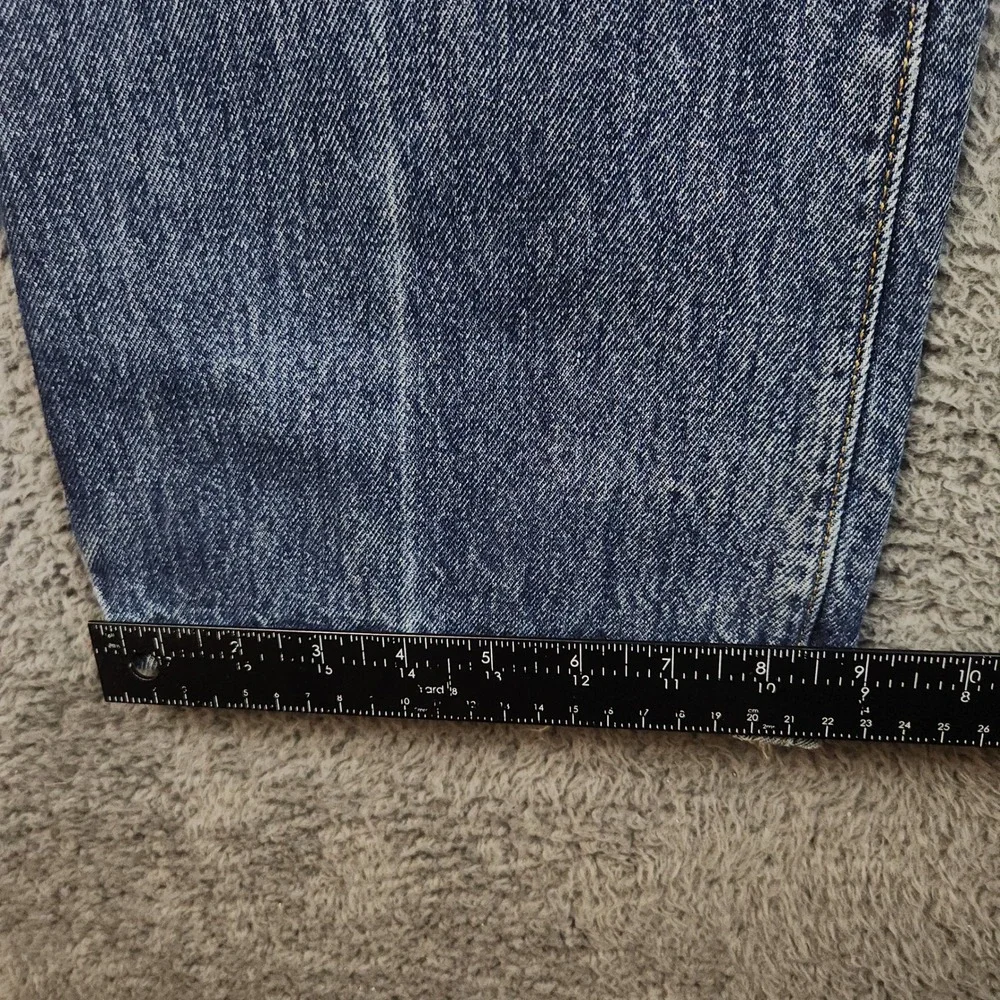Levi's 517 Jeans Mens W34 L32 Blue Mid Rise Bootcut Faded Western Denim Pants